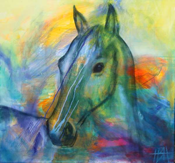 Beautifull soul - oil paintings of horses